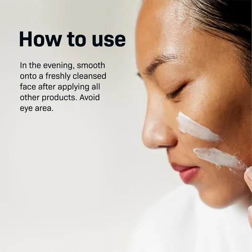 Vista 4 de Revision Skincare Tratamiento de noche reafirmante, rica en péptidos, crema que desafía la edad proporciona una hidratación intensa a corto y largo