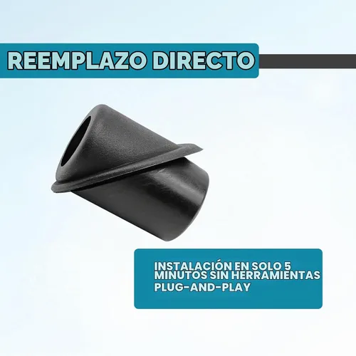Vista 5 de Base de adaptador de goma para antena - Base de mástil de antena de radio - Compatible con Hyundai Elantra 2000-2006 - 96216-2D000..