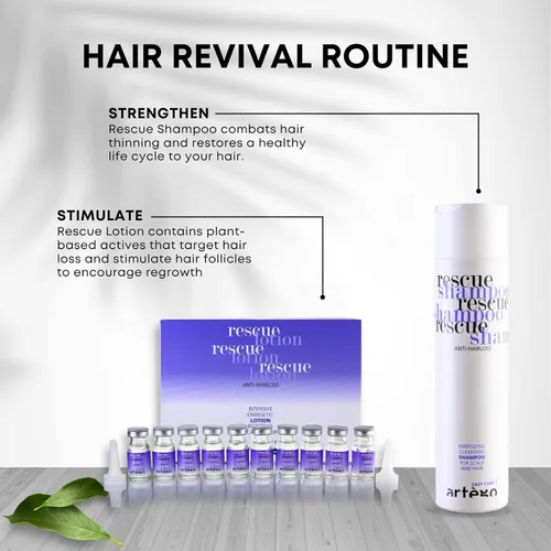 Vista 7 de Artègo Easy Care T Rescue Shampoo (8.5 fl oz) – Prevención de pérdida de cabello y fórmula fortalecedora