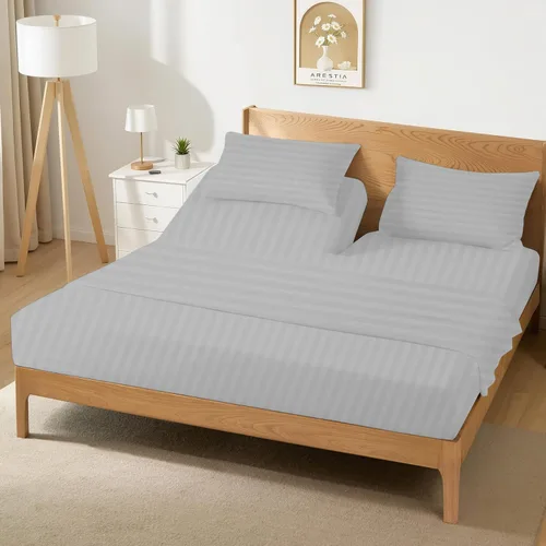 Vista 10 de OnlineBestDeal's Top Split - Juego de sábanas tamaño Queen para camas ajustables, media sábana de 18 pulgadas de profundidad, 28 pulgadas, 800 Negro