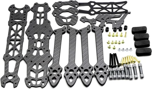 Vista 6 de 11.614 in FPV Racing Drone Frame 7inch Fibra de Carbono Quadcopter FPV Freestyle Marco con 0.197 in Brazos