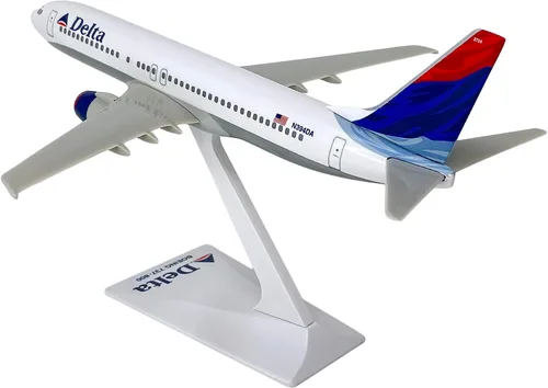 Vista 2 de Delta Shuttle (00-07) 737-800 Escala 1:200 – Modelo de avión de plástico a presión – Réplica coleccionable de Delta Airlines Aircraft Parte