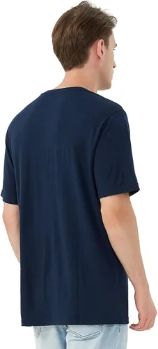 Vista 2 de Merino Protect Camiseta de Lana Merino 100% para Hombre de Manga Corta Ajustada Camiseta Interior Suave Ligera Camiseta para Viajes Senderismo