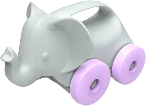 Vista 3 de Conjunto de juguetes para bebés de Green Toys (Primera llaves, vasos apilables, elefante).