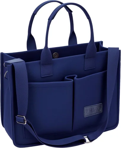 Vista 13 de Bolso de lona para mujer, bolsos cruzados para mujer, bolsos de trabajo para computadora portátil, bolso grande de mano para enfermera o profesora