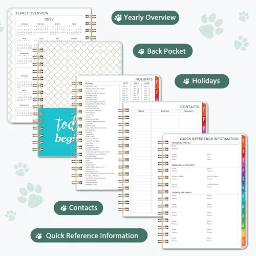 Vista 11 de 2027 Planner - 2027 Planner Weekly and Monthly, Planner 2027