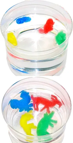 Vista 4 de JA-RU Magic Grow Cápsulas para niños (paquete de 2, 24 cápsulas surtidas) Juguetes de cultivo de agua, criaturas marinas de espuma, dinosaurios