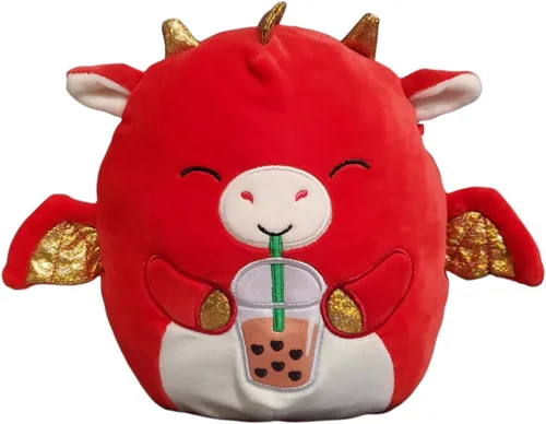 Vista 46 de Squishmallow Peluche oficial de Kellytoy Magical Fantasy Squad Squishy Animales suaves, elige dragones, Bigfoots, unicornios y más