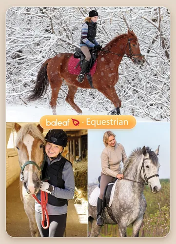 Vista 6 de BALEAF Pantalones de equitación de invierno para mujer, pantalones de forro polar para equitación, leggings con bolsillos