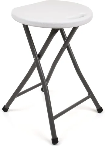Vista 15 de Mintra Home Taburetes plegables – 18.5 pulgadas de altura, metal, resistentes (1 paquete, verde aguamarina)