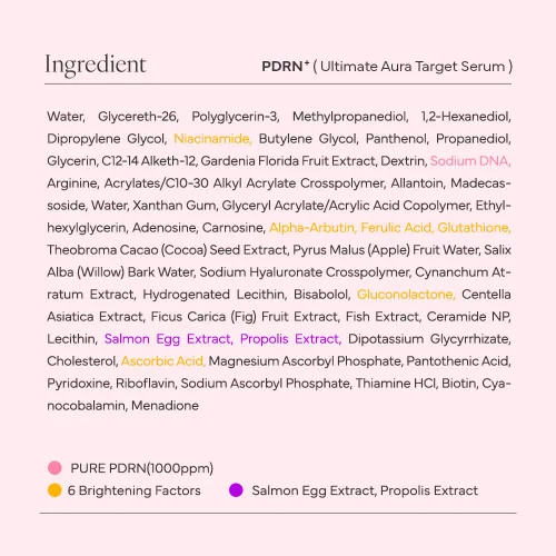 Vista 8 de SAM'U PDRN Ultimate Aura Serum, Niacinamide PDRN Synergy Serum, 1.01 fl oz Niacinamide, PDRN and Glutathione boost radiant glow, while crosslinked