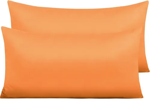 Vista 68 de NTBAY Fundas de almohada de satén con cremallera para cabello y piel, juego de 2 fundas de almohada estándar de lujo con cremallera oculta, 20 x 26