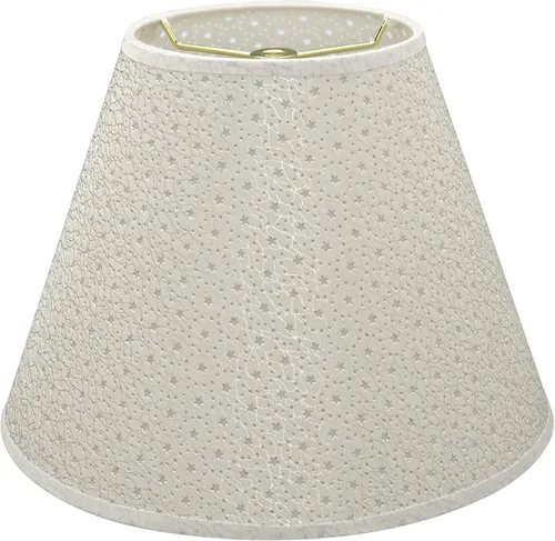 Vista 19 de Aspen Creative 32093A Pantalla de Lámpara de Construcción Spider con Forma de Imperio Transicional en Borgoña, 6" Superior x 12" Inferior x 9