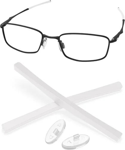 Vista 18 de Kits de goma de repuesto Piezas de nariz y auriculares para Oakley Casing OX3110/Clubface OX3102 Negro