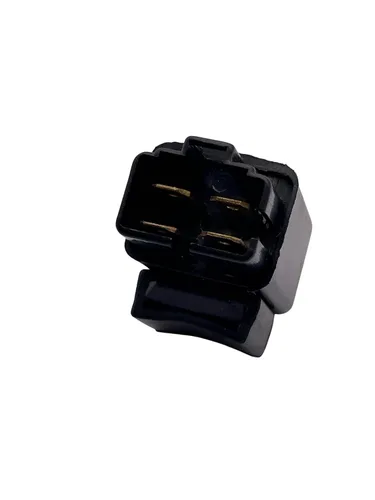 Vista 3 de Kit de relé de motocicleta, 2 terminales, normalmente abierto, conector de tornillo, 12 V CC, montaje de enchufe, operación manual, compatible
