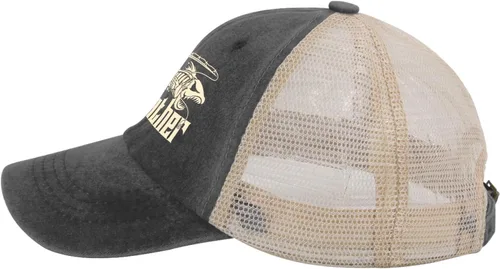 Vista 3 de OOMOO Regalos de senderismo de pesca para hombres El Rodfather gorras sombrero de pesca para hombre