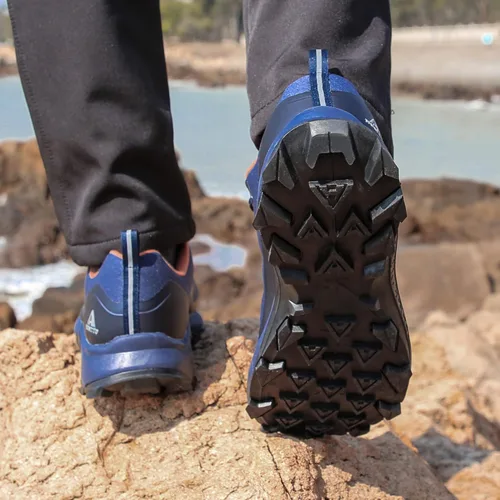 Vista 7 de HUMTTO Zapatos de senderismo impermeables para todo terreno, ligeros, transpirables, para senderismo, senderismo, antideslizantes, para exteriores