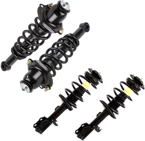 Vista 41 de Detroit Axle - 4 piezas de soportes para Toyota 2004 2005 2006 2007 2008 2009 Prius, soportes delanteros y traseros con resortes helicoidales