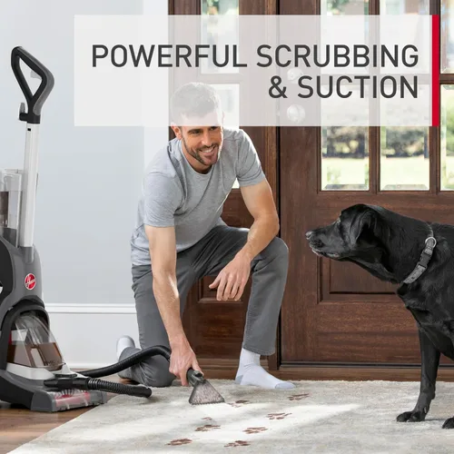 Vista 9 de Hoover PowerDash Pet Advanced - Máquina limpiadora de alfombras compacta con limpieza de superficies elevadas, máquina de champú de alfombras