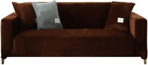 Vista 20 de Funda para sofá de 1, 2, 3, 4 plazas, de poliéster suave, de alta elasticidad, elegante funda para sofá, 1 pieza, protector de muebles para sala
