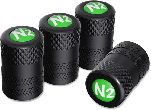 Vista 11 de CKAuto Tapones para válvula de neumático, aluminio negro, 4 unidades/paquete
