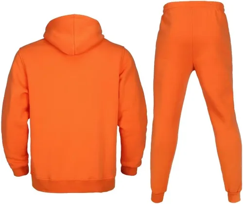 Vista 2 de AKsit Conjunto deportivo de 2 piezas con capucha para hombre, conjunto deportivo de moda