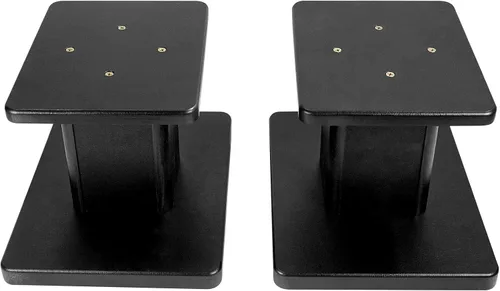 Vista 9 de Audiosavings Paquete: Par de altavoces Mackie CR4.5 4.5 Powered Studio Monitors con control de tono con par de Rockville RHT8B Computer/Bookshelf