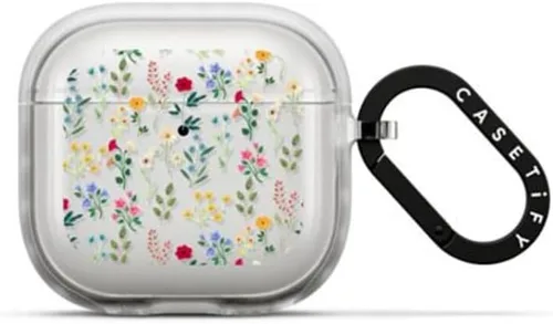 Vista 37 de CASETiFY Impact Airpods Pro (3ª) - Funda con anillo, color negro