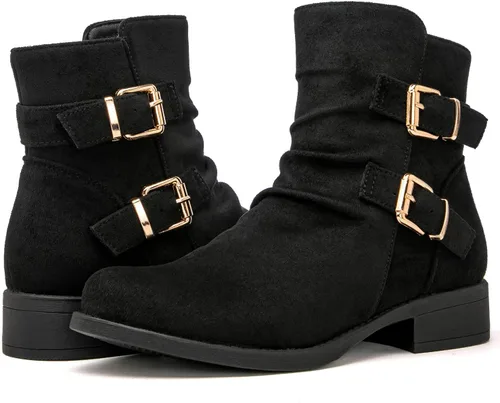 Vista 2 de GLOBALWIN Women's Ankle Boots for Women Booties for Women Low Heel