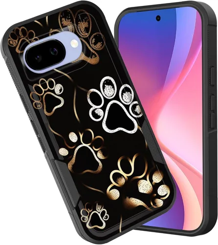 Vista 87 de Funda para Pixel 6A, funda híbrida de doble capa resistente a prueba de golpes de policarbonato duro de silicona suave TPU para Google Pixel 6A