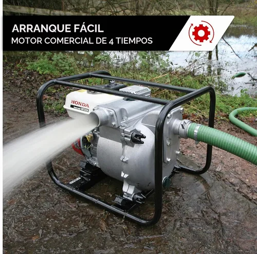 Vista 4 de Honda WT20 Bomba de basura de construcción a gas de 2 pulgadas (WT20XK4AC)
