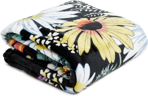 Vista 19 de Vera Bradley Manta de forro polar para mujer, manta de felpa suave para sofá, dormitorio y decoración del hogar