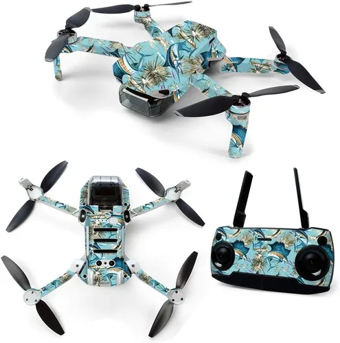 Vista 10 de MightySkins Skin para DJI Mavic Mini Drone Quadcopter portátil – Madera abstracta Cubierta protectora de vinilo duradera y única Fácil