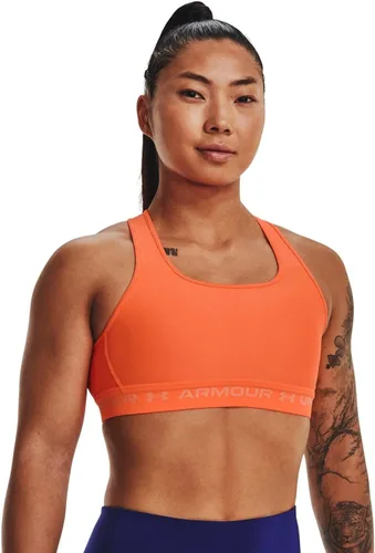 Vista 2 de Under Armour - Sujetador deportivo de medio impacto, con espalda cruzada, para mujer