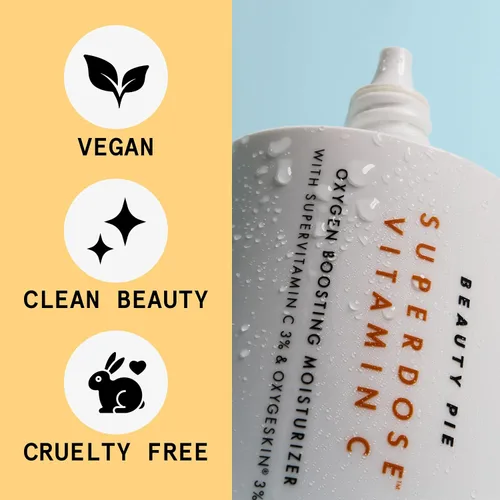 Vista 4 de Beauty Pie Crema hidratante superdosis de vitamina C que aumenta el oxígeno con beneficios suavizantes, suavizantes y antienvejecimiento
