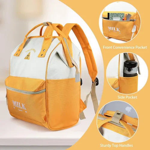 Vista 3 de Zomake - Mochila para portátil de 15.6 pulgadas, mochila grande y bonita, para niñas y mujeres, para la escuela, universidad, para niñas y mujeres