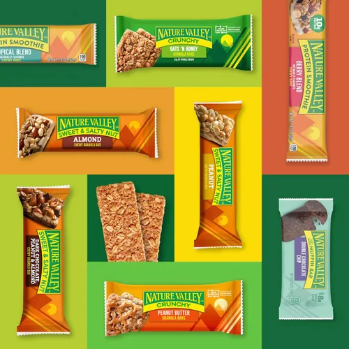 Vista 6 de Nature Valley Barras de granola de nueces dulces y saladas, maní, 15 barras, 18 onzas