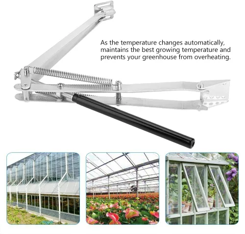 Vista 6 de Abridores de ventilación de invernadero, abridor automático de ventanas, abridor de techo de ventilación de invernadero con sensor de energía solar