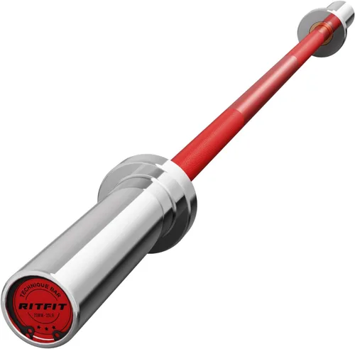 Vista 25 de RITFIT Olympic Barbell 4ft/6ft - 2 Inch Weight Bar for Strength Training, Weightlifting, Squat, Deadlift, Bench Press, Curl, Overhead Press