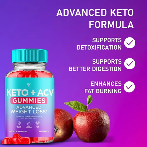 Vista 2 de Suplemento de gomitas de vinagre de sidra de manzana, apoyo diario para la salud digestiva y el bienestar intestinal para mujeres y hombres, gomitas