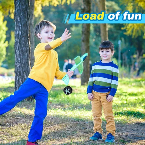 Vista 4 de Silipull 24 piezas de yoyos de rueda para niños, mini yoyos de plástico, regalos de fiesta de carreras para principiantes, adultos, adolescentes