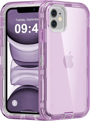 Vista 55 de Follaroma Funda para iPhone 11, Protección Resistente a Prueba de Golpes para Fundas de Teléfono, Anticaídas, Cubierta Protectora Transparente