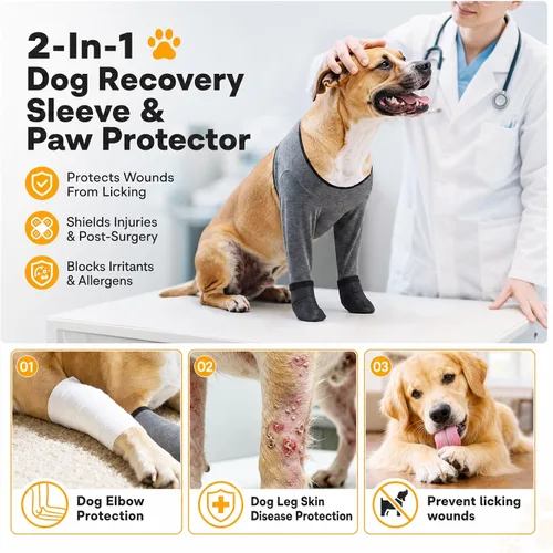 Vista 2 de Funda para patas de perro y protectores de patas, botas
