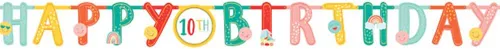 Vista 6 de Disney Frozen 2 - Cartel jumbo con letras "Add-An-age", 10.5 x 10 pulgadas (paquete de 1), decoración de papel multicolor para fiestas, ideal