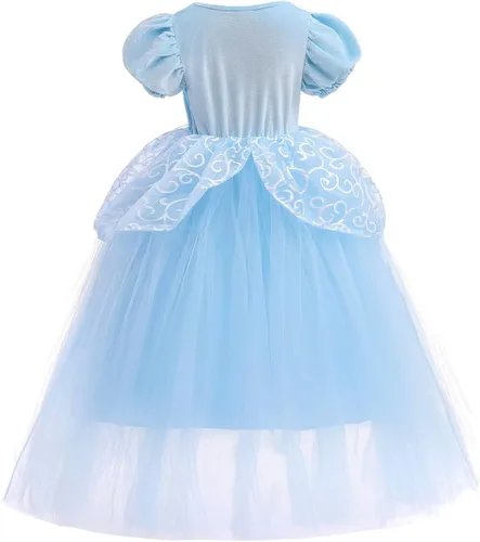 Vista 2 de Kidswant Toddler Baby Girls Luxury Princess Party Halloween Cosplay Costume Dress Up with Accessorries