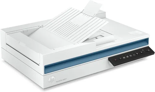 Vista 9 de HP ScanJet Pro 3600 f1 escáner profesional, ADF, tecnología de escaneo CIS, cama plana (20G06A)