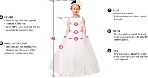 Vista 5 de Uzqast High Low Flower Girl Dresses Appliques Tulle Communion Party Princess Wedding Pageant Ball Gown Dress
