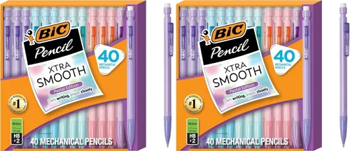 Vista 4 de BIC Xtra-Life - Portaminas, 0.7 mm, 40 unidades Diseño recargable y retráctil Cable resistente a la rotura para mayor durabilidad Ideal