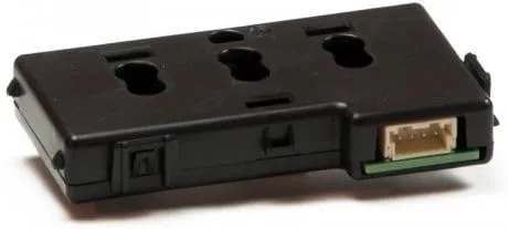 Vista 5 de HomeLink® Sistema de control inalámbrico con revestimiento montado y bisel en color café., Negro