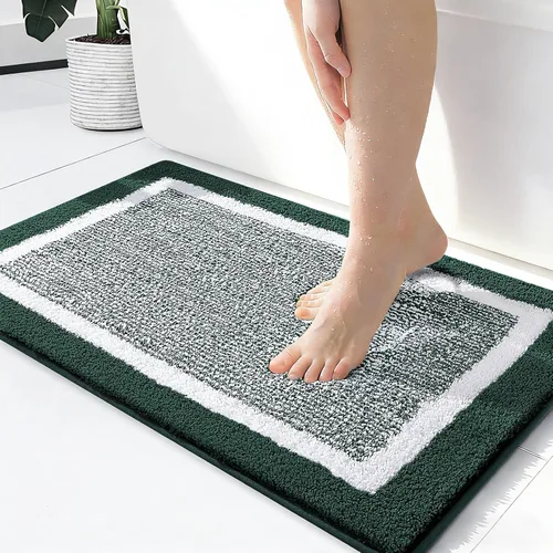 Vista 71 de OLANLY Alfombras de baño 24x16, tapetes de baño extra suaves y absorbentes de microfibra, antideslizantes, lavables a máquina, secan rápido